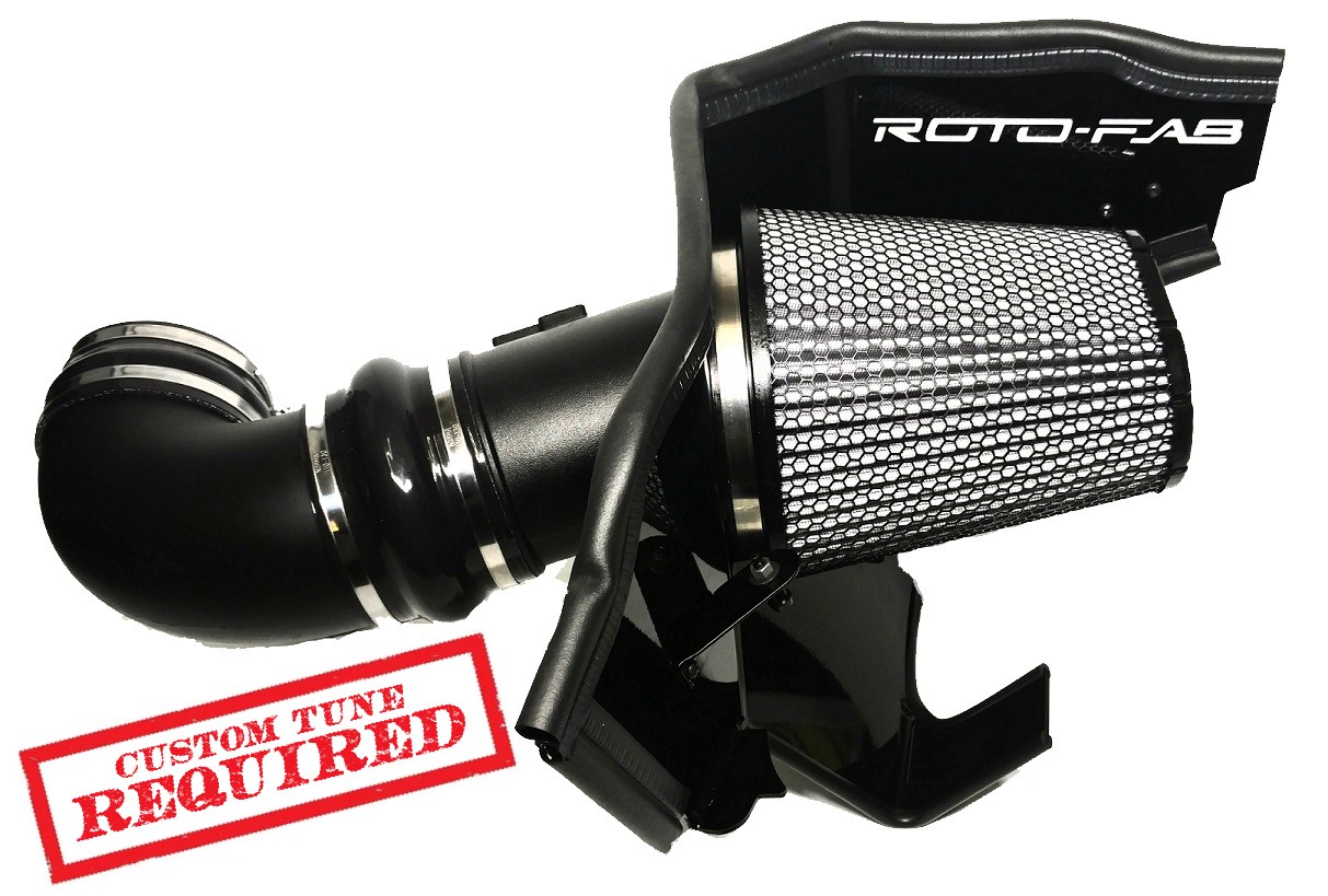 2016-2023 Camaro SS Rotofab Cold Air Intake - w/Dry Filter - For Magnuson & Whipple Superchargers