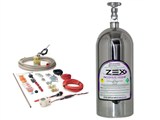 ZEX Show Purge Kit w/Polished Bottle & Red LED Kit