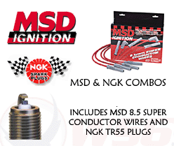 93-97 LT1 MSD/NGK Spark Plugs & Wires Combo