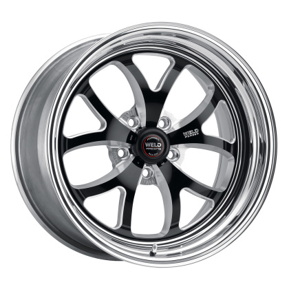 Weld Racing RT-S S76 Forged Aluminum Black Anodized Wheels - 17x9.5" w/7.3" Back Spacing