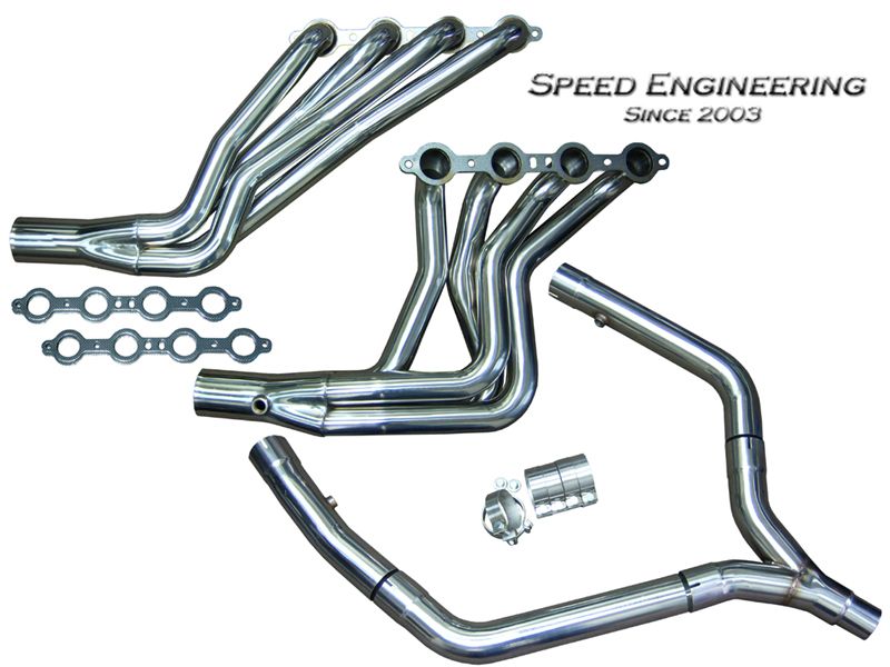 98-02 LS1 Fbody Speed Engineering 1 7/8" Long Tube Headers & Offroad Ypipe - Race Version