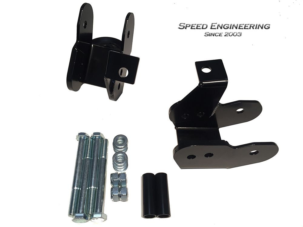 93-02 Fbody Speed Engineering Lower Control Arm Relocation Brackets - Black