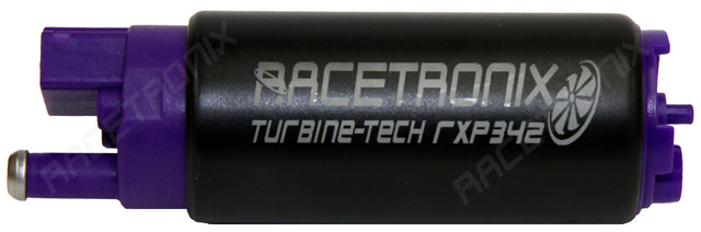 Racetronix High Pressure/Volume 340L/Hr Fuel Pump - 11mm Inline Inlet Design